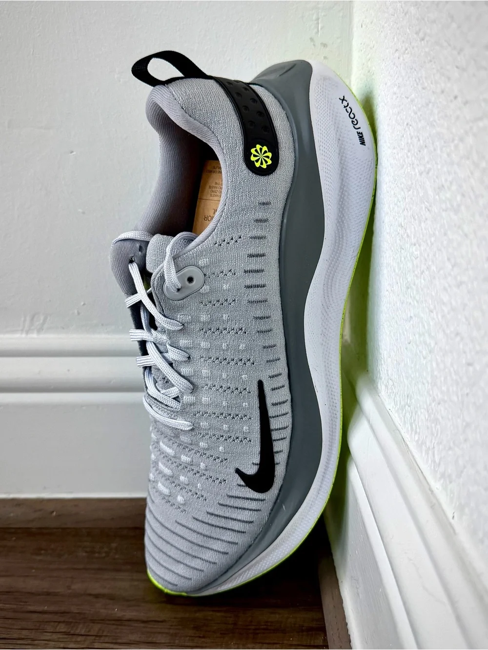 Nike ReactX Infinity Run 4 Wolf Grey Men’s 12 DR2665-002 NEW